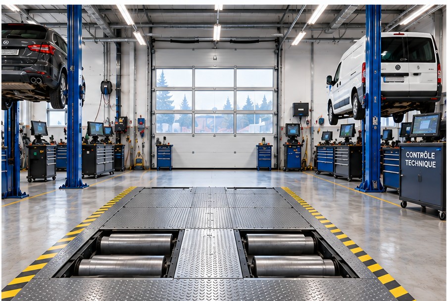 Garages et contrôle technique : équipements et interventions professionnels